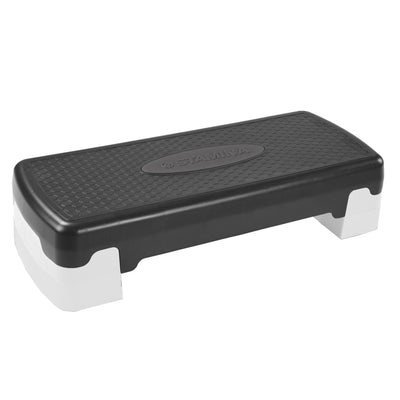 Stamina Adjustable Aerobic Step Multipurpose Home Gym Equipment, Black (Used)