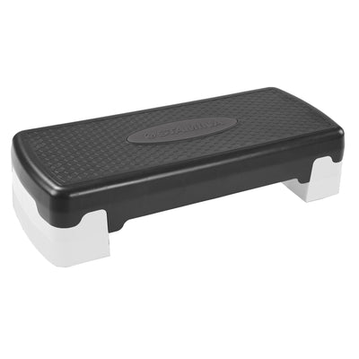 Stamina Adjustable Aerobic Step Multipurpose Home Gym Equipment, Black (Used)