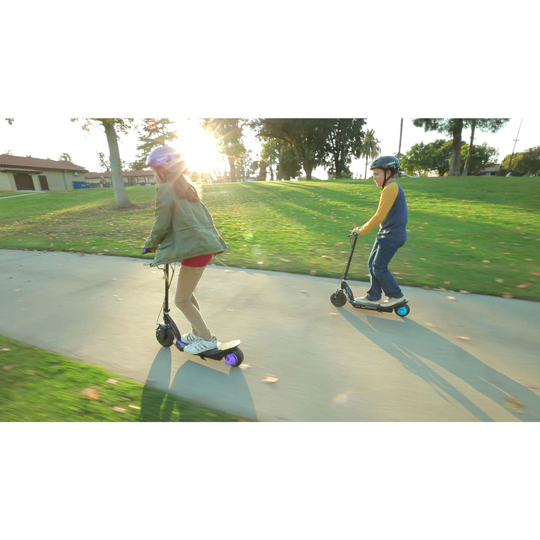 Razor Power Core Electric Scooter w/Hand Operated Front Brake, Pink (Open Box) - VMInnovations