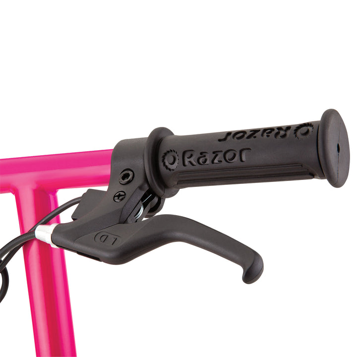 Razor Power E100 Electric Scooter w/ Hand Front Brake, Daisy Pink (Used)