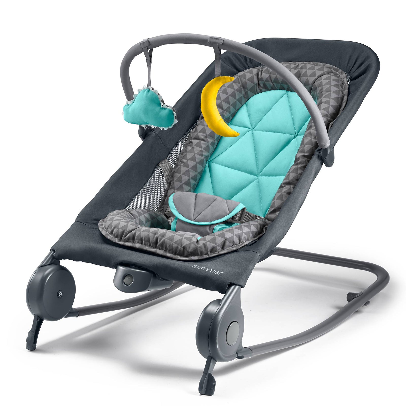 Ingenuity Summer 2 In 1 Bouncer & Rocker Duo w/Inclined Sleeper Design(Open Box) - VMInnovations