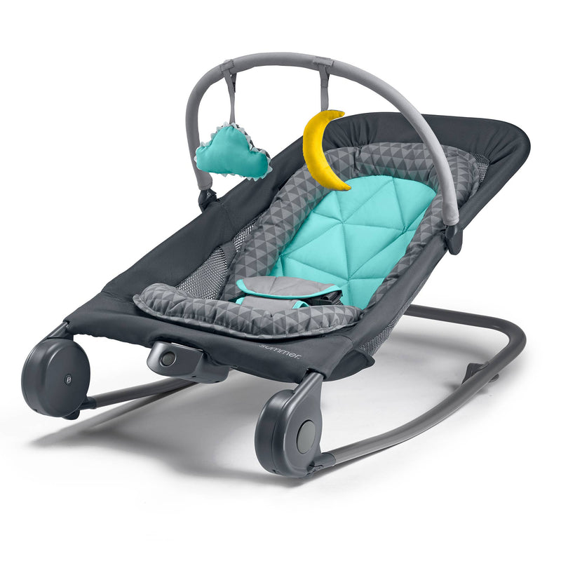 Ingenuity Summer 2 In 1 Bouncer & Rocker Duo w/Inclined Sleeper Design(Open Box)