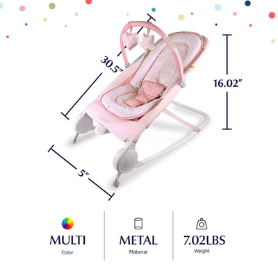 Ingenuity Summer 2 In 1 Bouncer & Rocker Duo w/Inclined Sleeper Design(Open Box) - VMInnovations