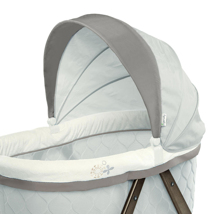 Ingenuity Portable Foldaway Rocking Wood Sleeping Bassinet, Carrington (Used) - VMInnovations