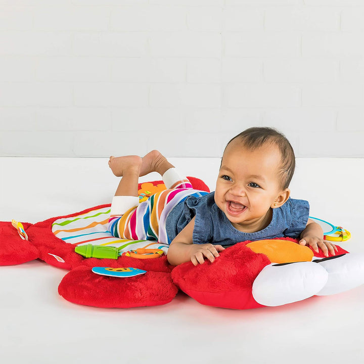 Bright Starts Sesame Street Tummy Time Elmo Mat w/3 Detachable Toys (Open Box)