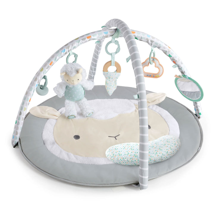 Ingenuity Sheppys Spot Ultra Plush Baby Activity Gym and Tummy Time Mat, Corrie