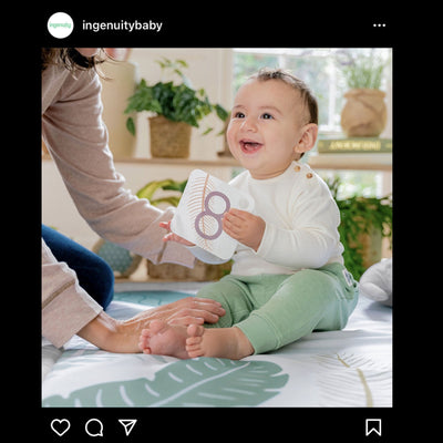 Ingenuity Spot Baby Milestone Tummy Time Activity Mat & Play Gym (Open Box) - VMInnovations