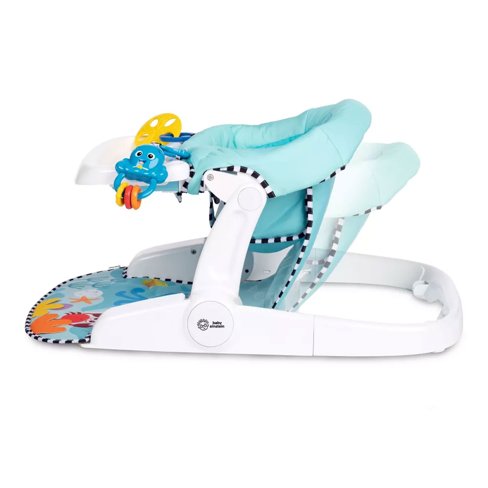 Baby Einstein Sea of Support 2 In 1 Sit Up Floor Seat w/Soft Seat Pad (Open Box) - VMInnovations