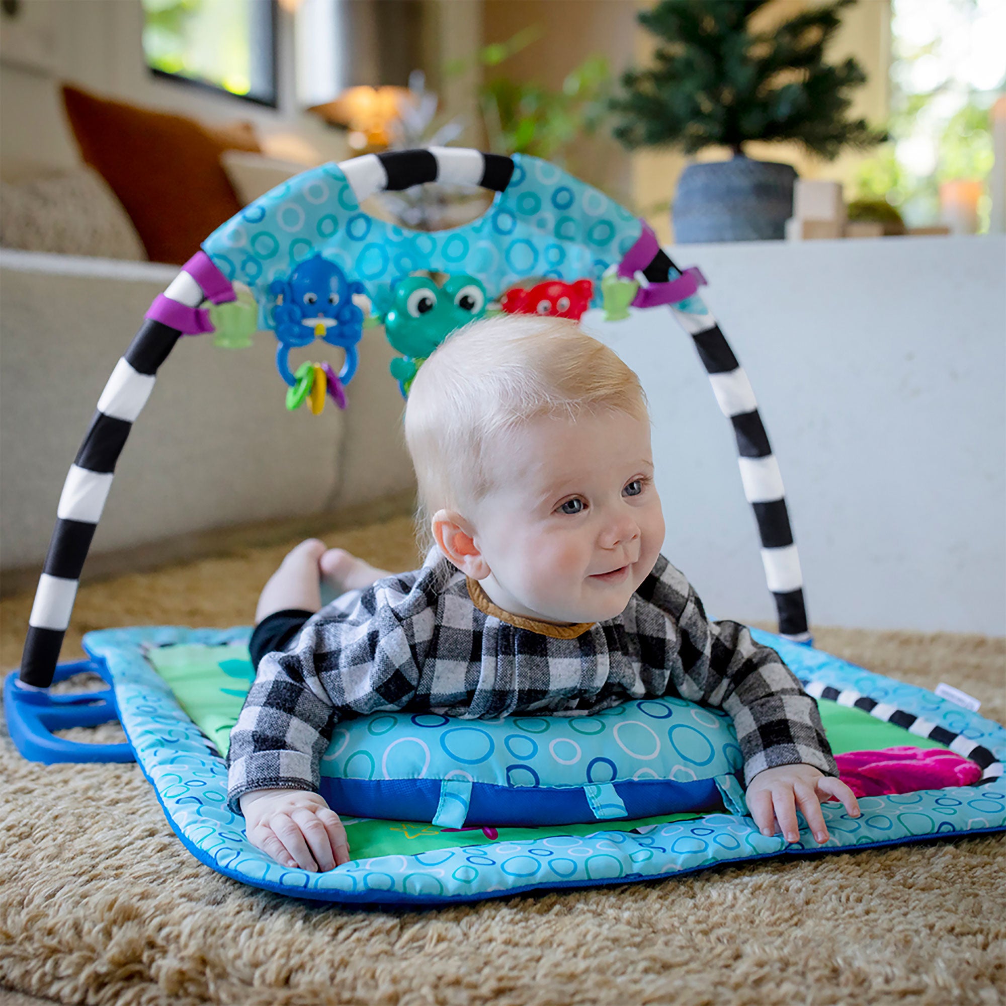 Baby Einstein Discovery Reef Baby Tummy Time Activity Gym Toy Bar (Open Box) - VMInnovations