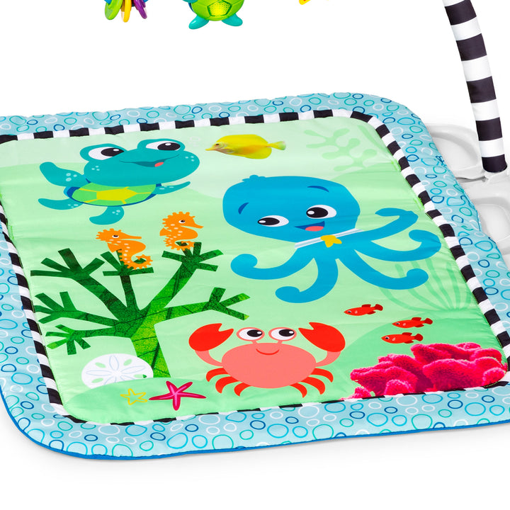 Baby Einstein Neptune's Discovery Reef Baby Tummy Time Activity Gym Toy(Used)