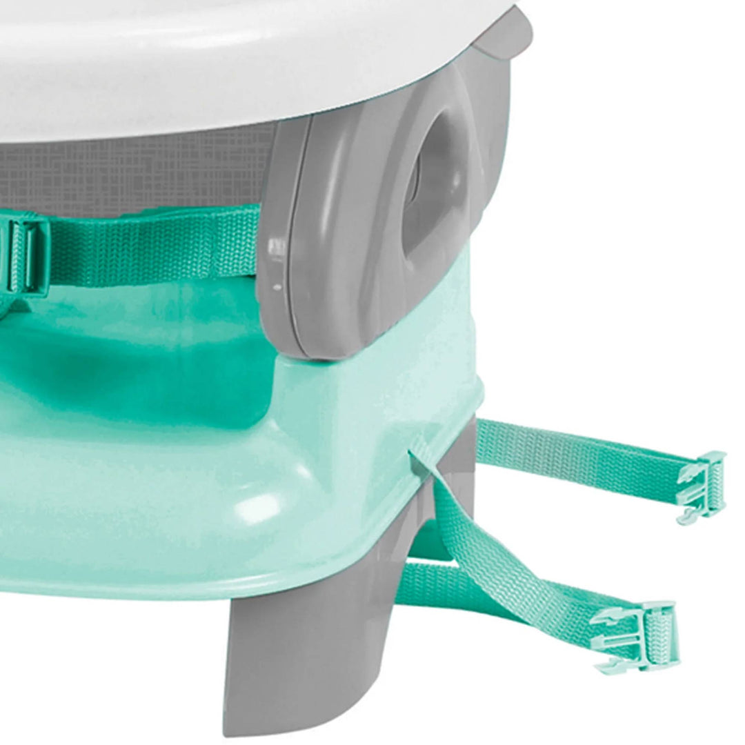 Summer Infant Comfort Folding Booster Seat with Feeding Tray, Grey (Used) - VMInnovations