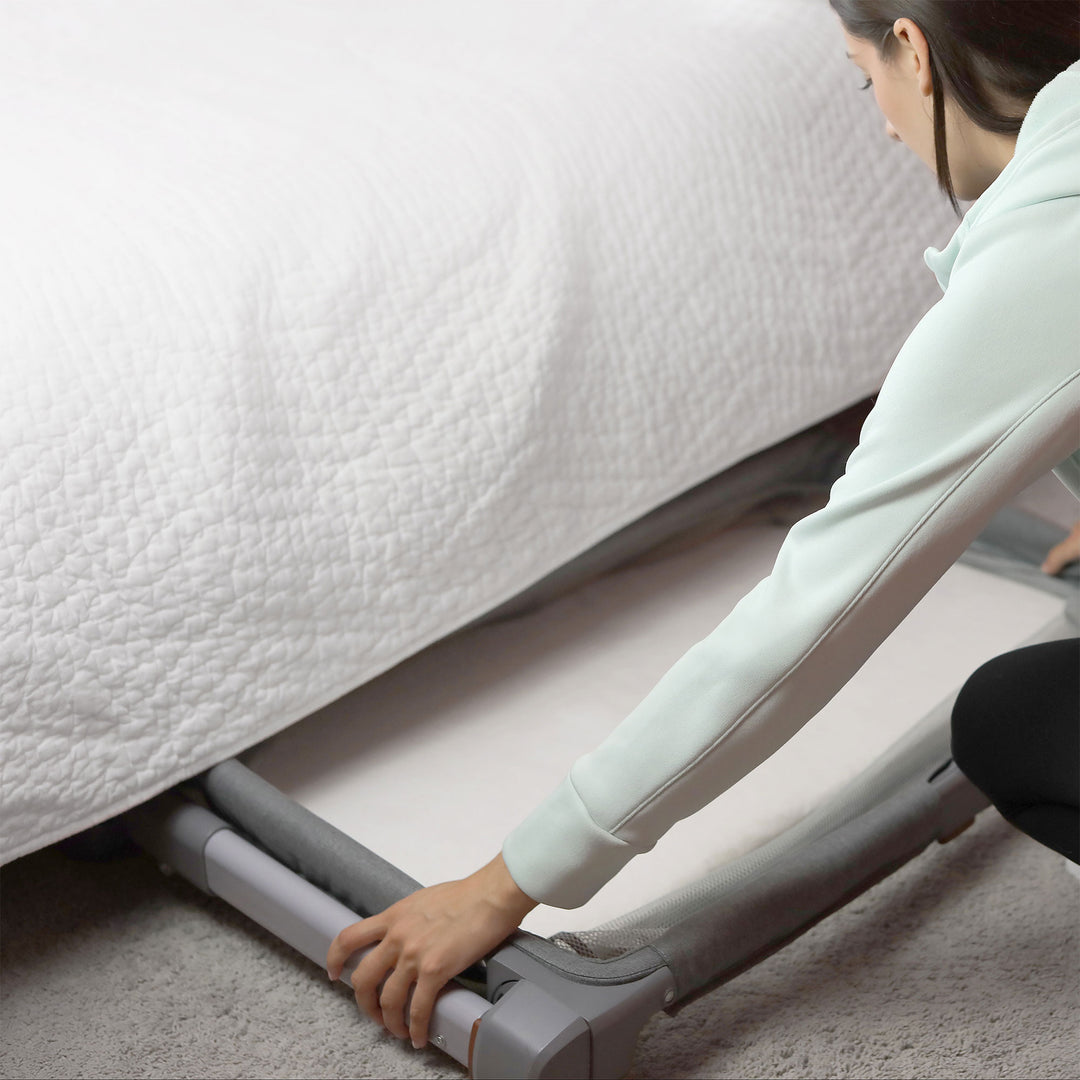 Ingenuity Beginnings Compact Multi Position Baby Bassinet, Gray (Open Box) - VMInnovations