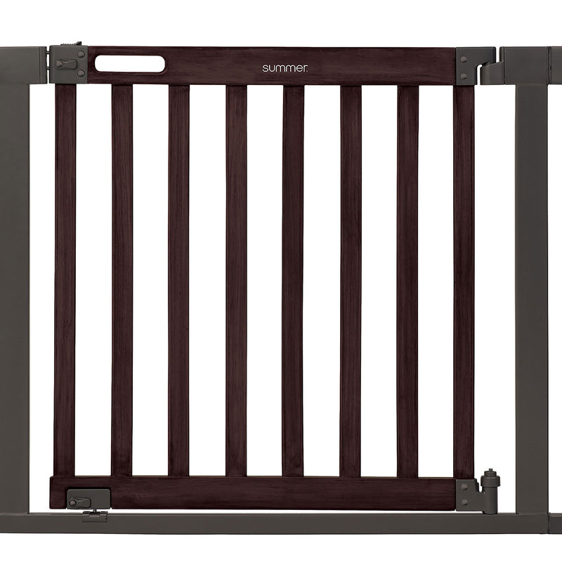 Ingenuity 30" Summer Infant West End Safety Pet and Baby Gate, Dark Walnut(Used)