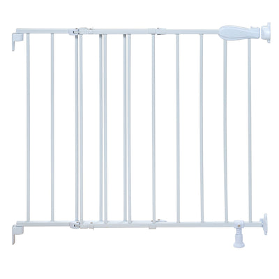 Ingenuity 30" Infant Top of Stairs Simple to Secure Baby Gate, White (Open Box)