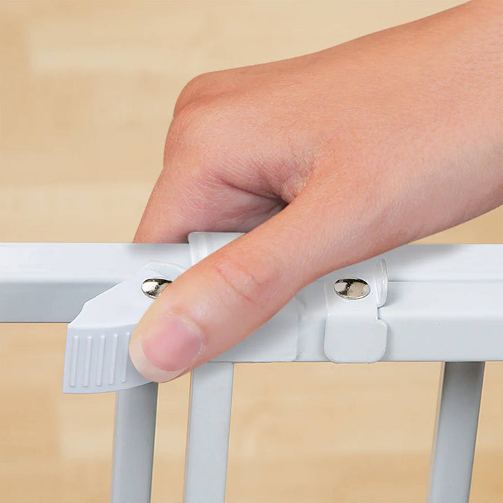 Ingenuity 30" Infant Top of Stairs Simple to Secure Baby Gate, White (Open Box) - VMInnovations