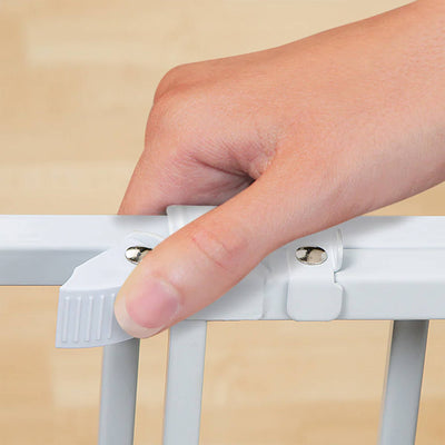 Ingenuity 30" Infant Top of Stairs Simple to Secure Baby Gate, White (Open Box) - VMInnovations