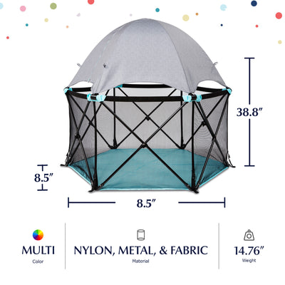 Summer Infant Pop N Play Deluxe Ultimate Compact Fold Full Coverage Playard - VMInnovations