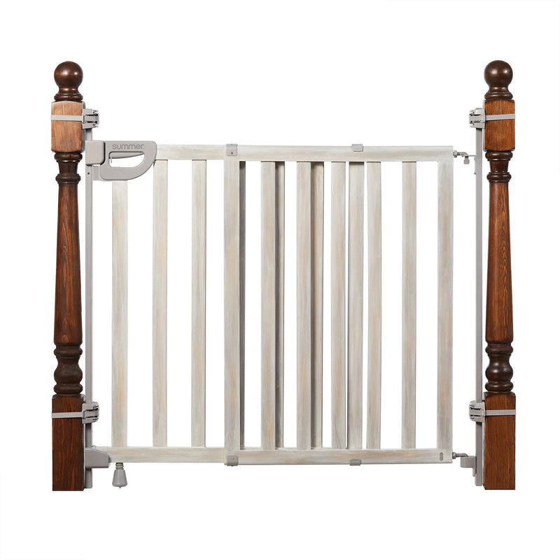 Summer Infant Banister & Stair Wood Safety Gate w/Extra Wide Design (Open Box)