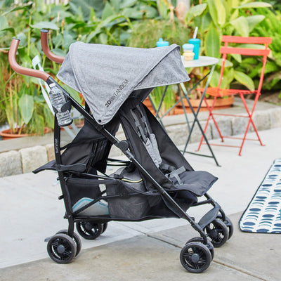 Infant 3Dlite Tandem Back to Back Double Stroller for Infants & Toddlers (Used)