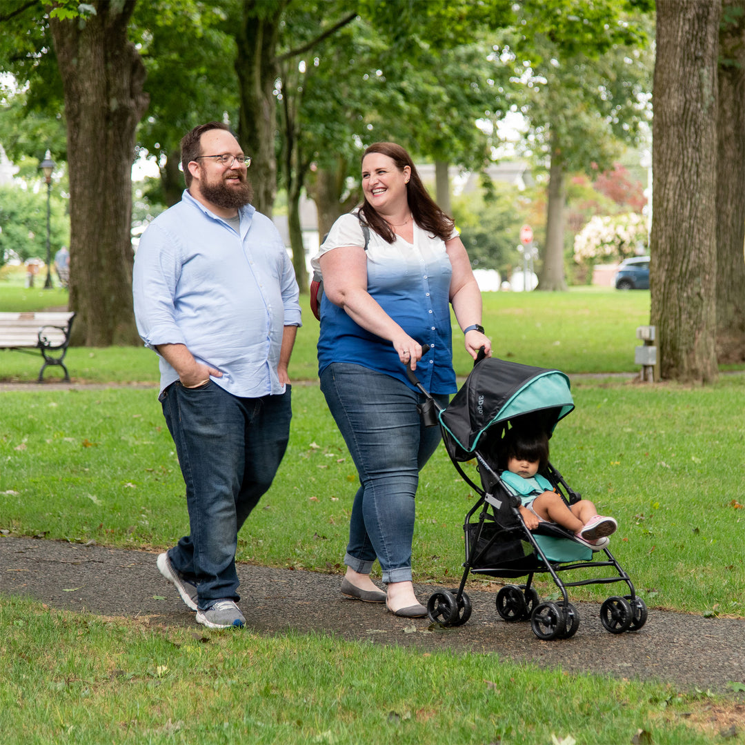 Summer Infant 3Dgo Lightweight Compact Fold Unisex Stroller, Black (Open Box) - VMInnovations