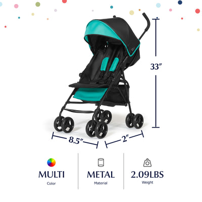 Summer Infant 3Dgo Compact Fold Unisex Convenience Stroller, Black (Used) - VMInnovations
