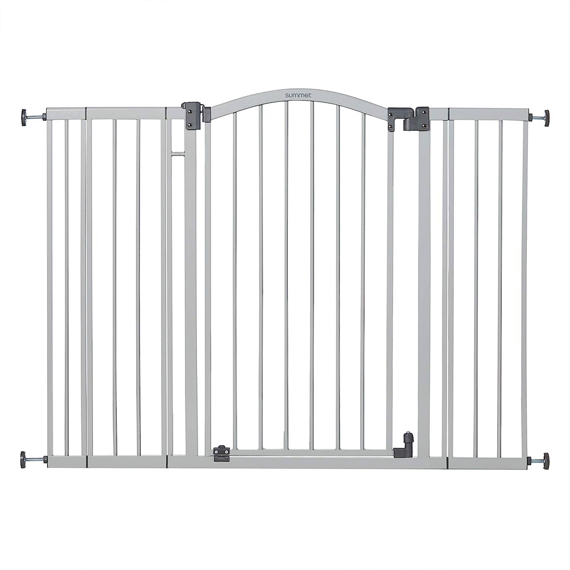 Summer Infant 38" Extra Tall and Wide Pet and Baby Mounted Gate, Gray (Used) - VMInnovations