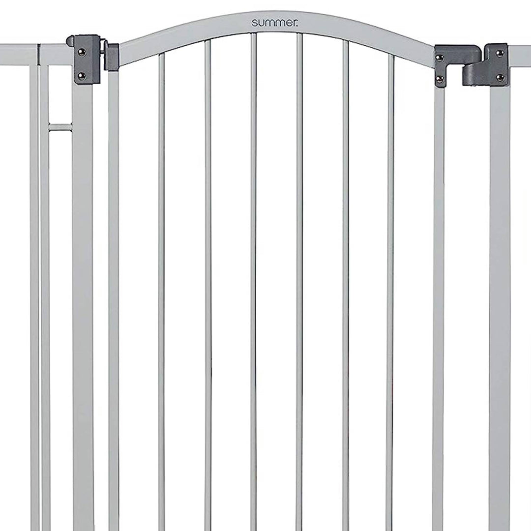 Summer Infant 38 Inch Extra Tall and Wide Pet and Baby Mounted Safety Gate, Gray - VMInnovations