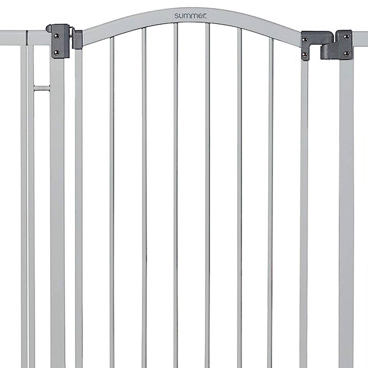 Summer Infant 38 Inch Extra Tall and Wide Pet and Baby Mounted Safety Gate, Gray - VMInnovations