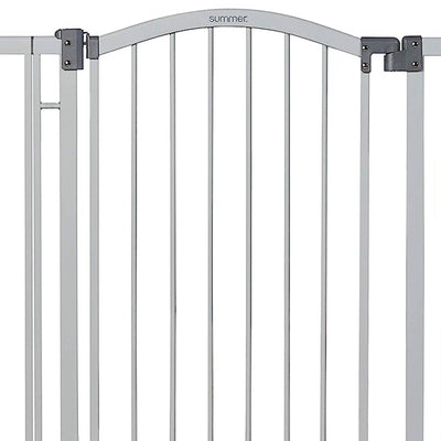 Summer Infant 38" Extra Tall and Wide Pet and Baby Mounted Gate, Gray (Used)