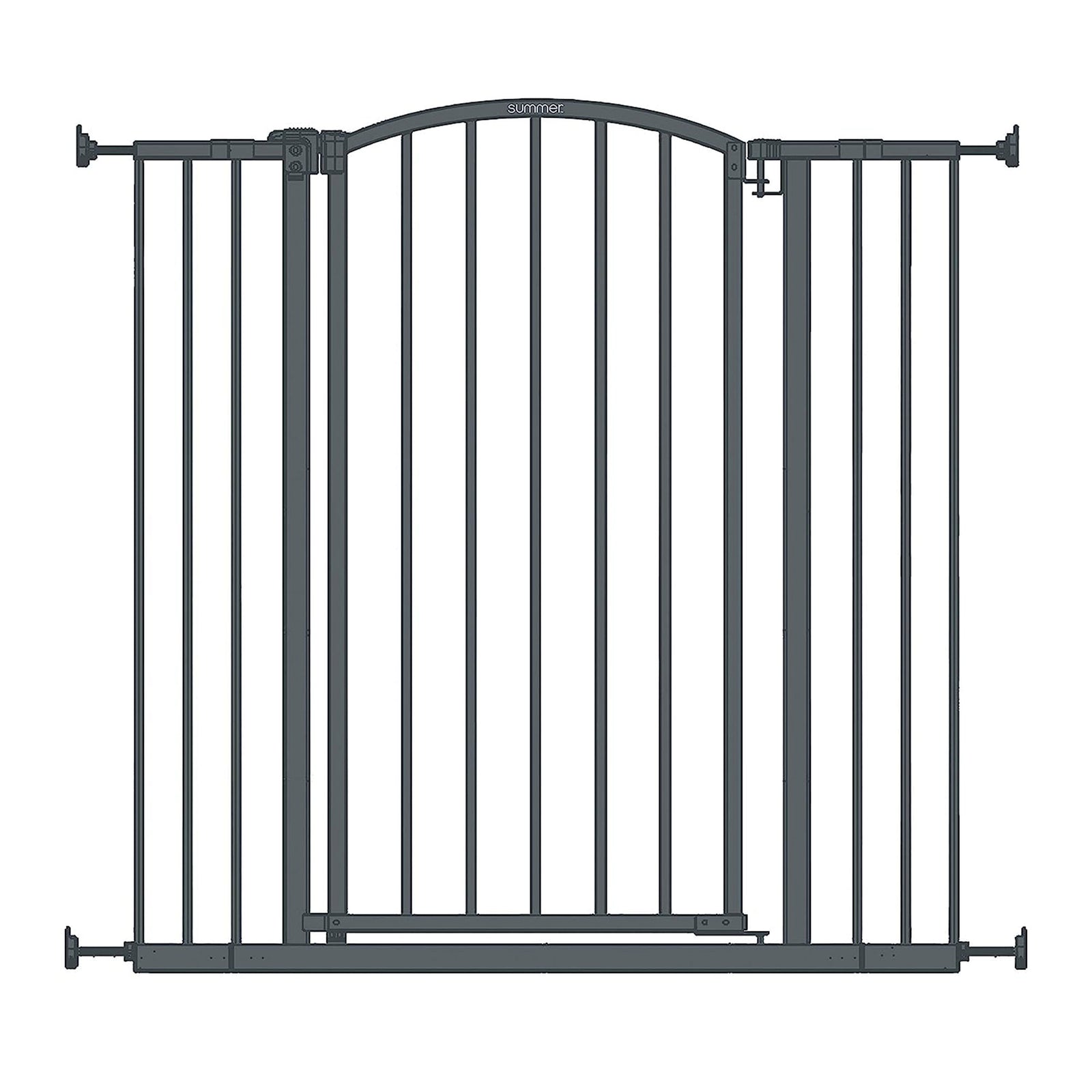 Ingenuity Summer Infant 36" Extra Tall and Wide Pet and Baby Gate, Gray (Used) - VMInnovations