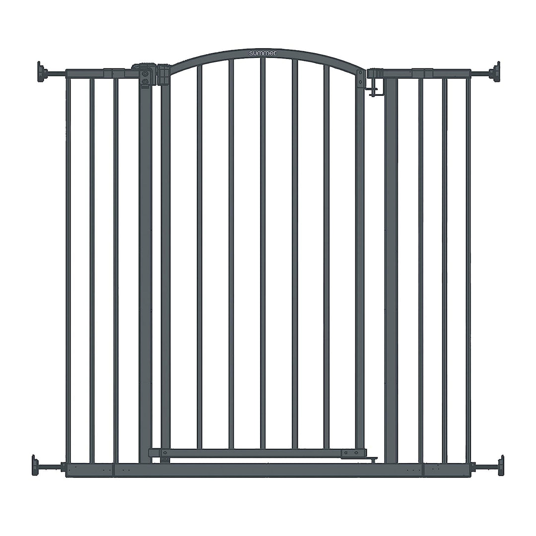Ingenuity Summer Infant 36" Extra Tall & Wide Pet & Baby Gate, Gray (Open Box) - VMInnovations