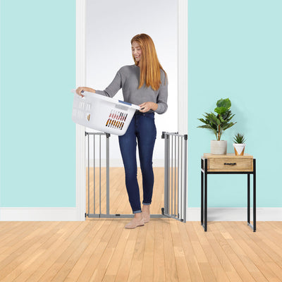 Ingenuity Summer Infant Central Station Stairway Safety Pet & Baby Gate, Gray - VMInnovations