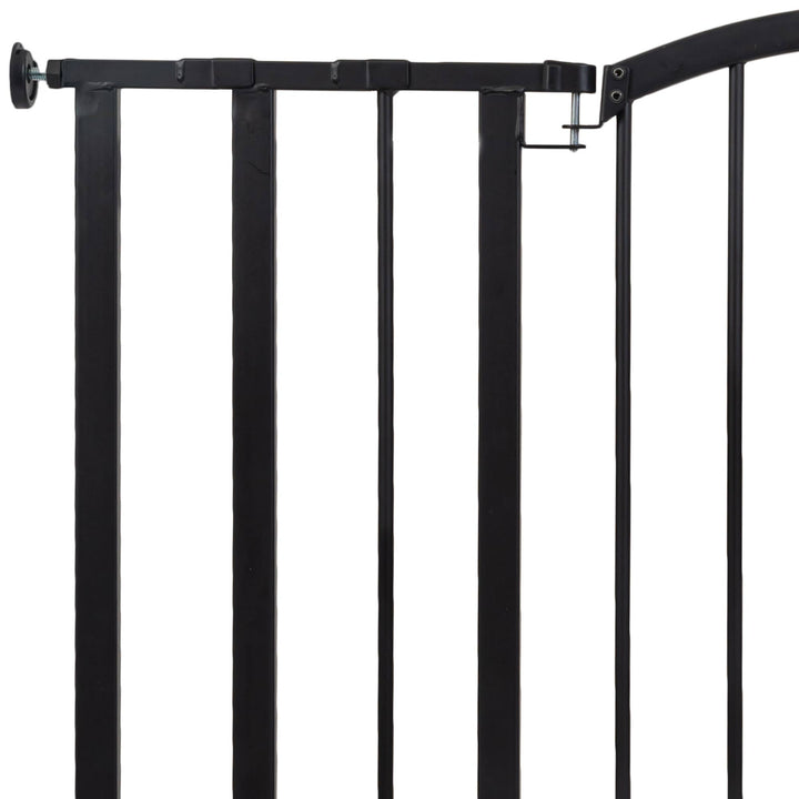 Summer 36" Extra Tall Summer Decorative Pet and Baby Gate, Black (Open Box) - VMInnovations