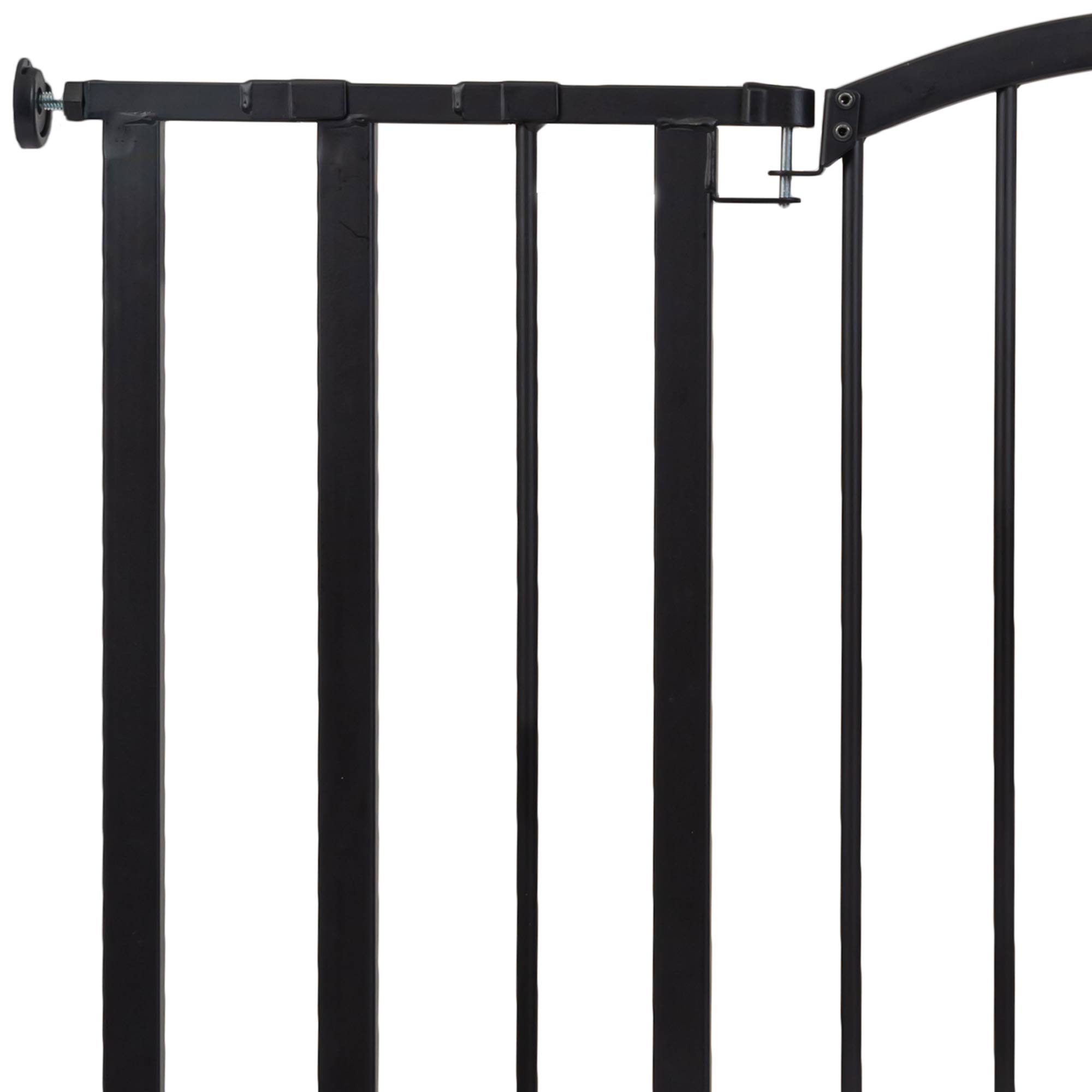 Summer 36" Extra Tall Summer Decorative Pet and Baby Gate, Black (Open Box) - VMInnovations