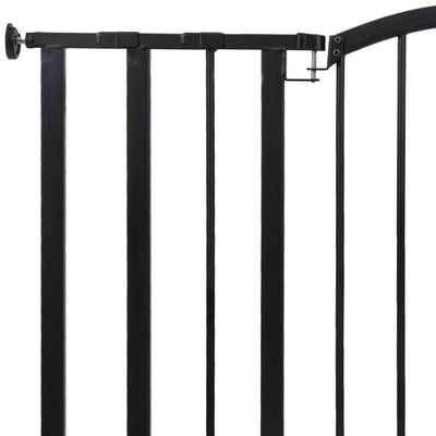 Summer 36" Extra Tall Summer Decorative Pet and Baby Gate, Black (Open Box) - VMInnovations