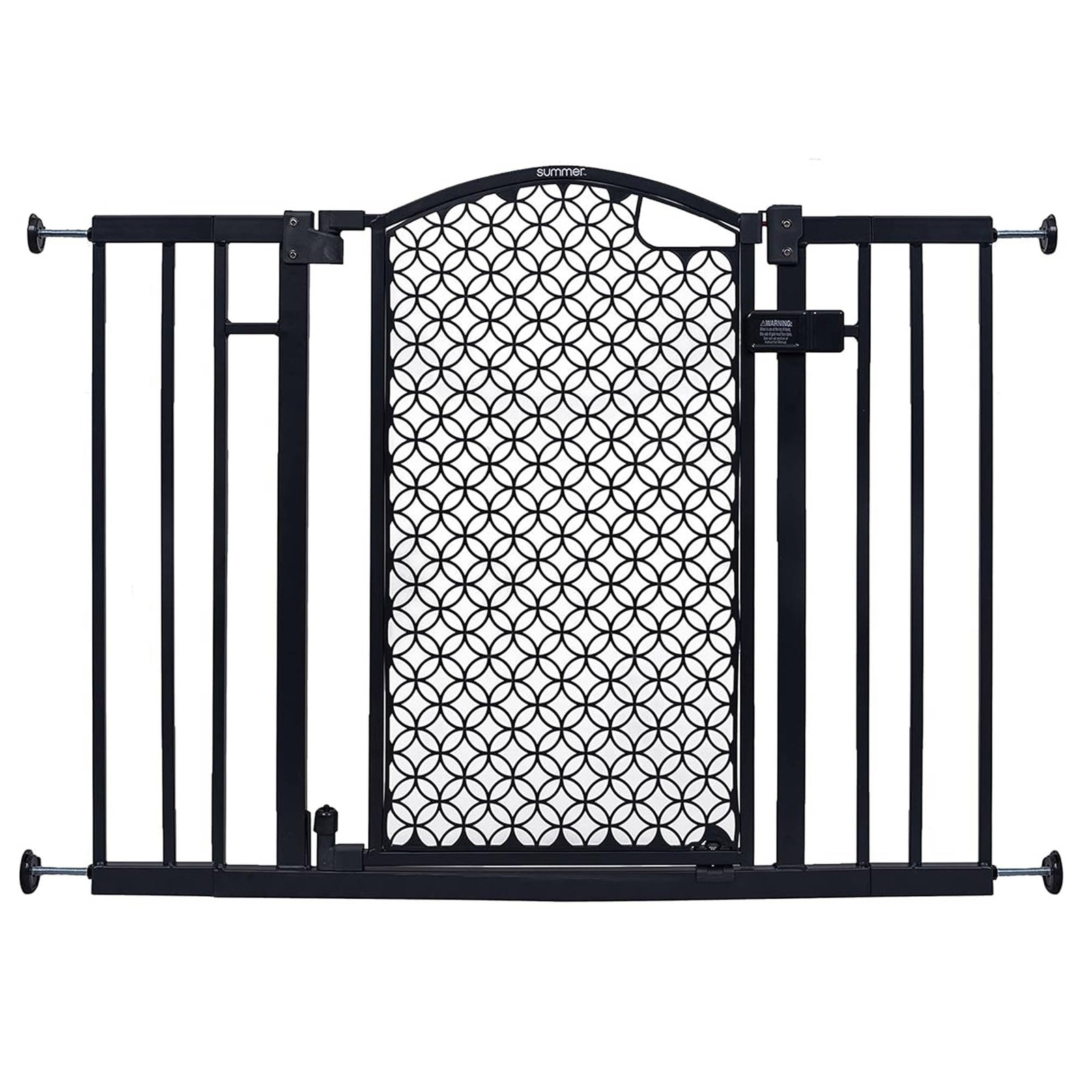 Summer Infant 30 Inch Modern Home Walk Thru Auto Close Pet and Baby Gate, Gray - VMInnovations