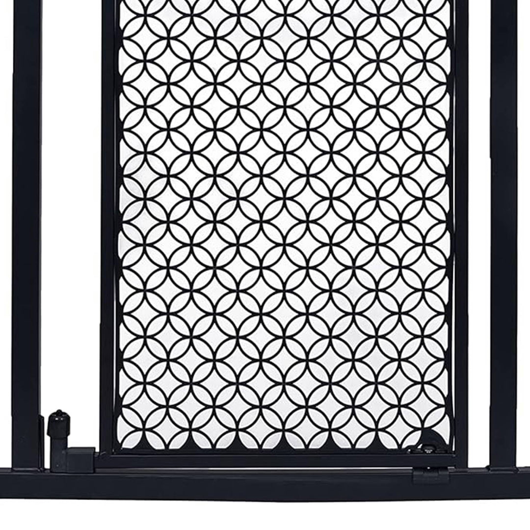 Summer Infant 30 Inch Modern Home Walk Thru Auto Close Pet and Baby Gate, Gray