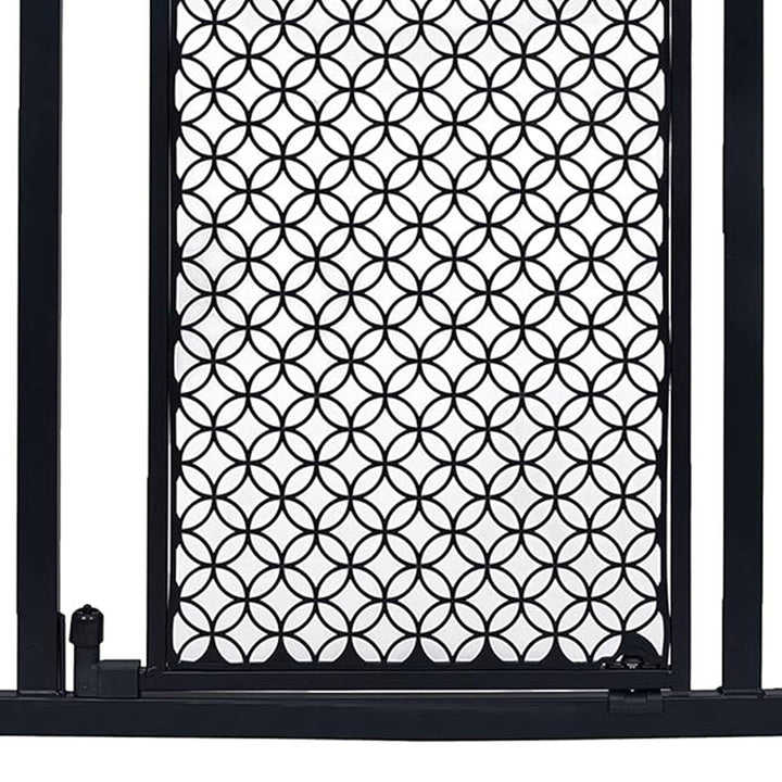Summer Infant 30 Inch Walk Thru Auto Close Pet and Baby Gate, Gray (Open Box) - VMInnovations