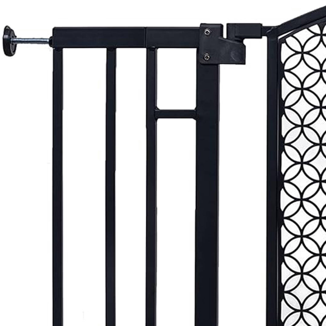 Summer Infant 30 Inch Walk Thru Auto Close Pet and Baby Gate, Gray (Open Box) - VMInnovations