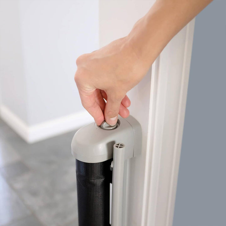 Ingenuity Infant Tuck Away Mesh Stairway Pet & Baby Gate w/Metal Frame(Open Box) - VMInnovations