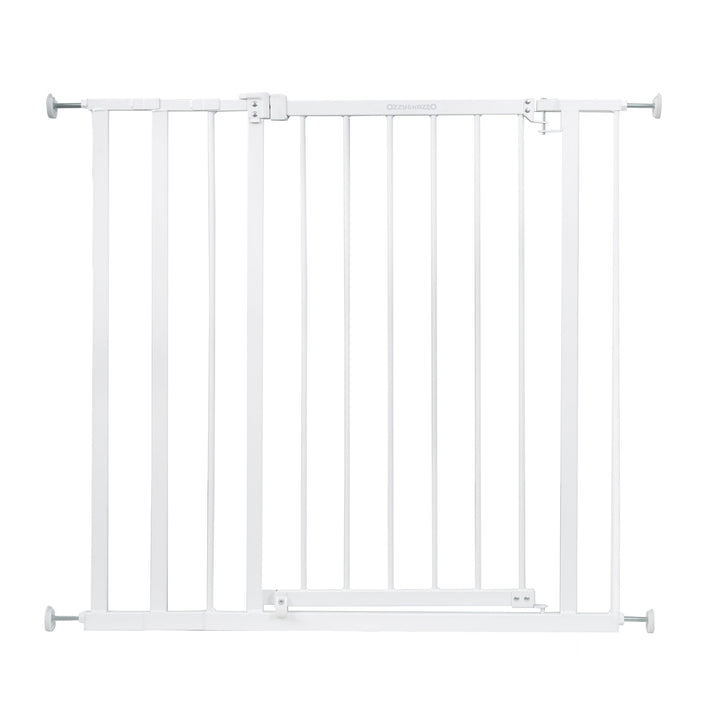 Ingenuity Ozzy & Kazoo 36” Tall Walk Through Dog Gate For Doorway or Stairway