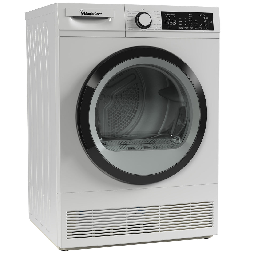 Magic Chef 24 Inch Condensing Front Load Stackable Electric Dryer with Options - VMInnovations