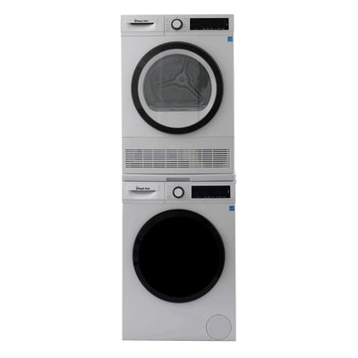 24 Inch Condensing Front Load Stackable Electric Dryer with Options (Open Box)