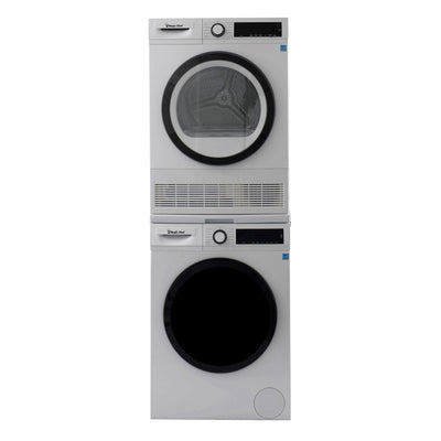 Magic Chef 24 Inch Condensing Front Load Stackable Electric Dryer with Options - VMInnovations