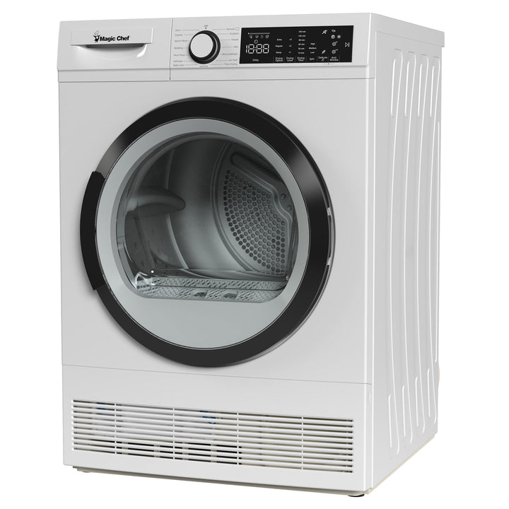 Magic Chef 24 Inch Condensing Front Load Stackable Electric Dryer with Options - VMInnovations