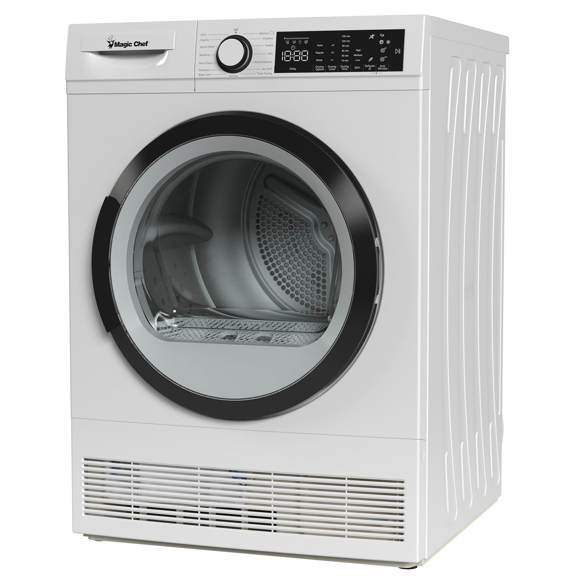 Magic Chef 24 Inch Condensing Front Load Stackable Electric Dryer with Options - VMInnovations