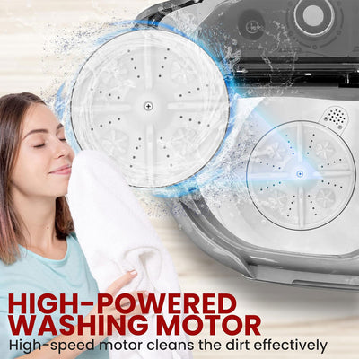 Pyle Pure Clean 110 Volt 2 in 1 Compact and Portable Washer and Dryer (Open Box) - VMInnovations