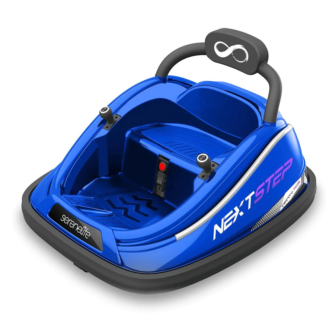 Serenelife 360 Degree Spinning Bumper Car Belt & Controls, Blue (Open Box) - VMInnovations