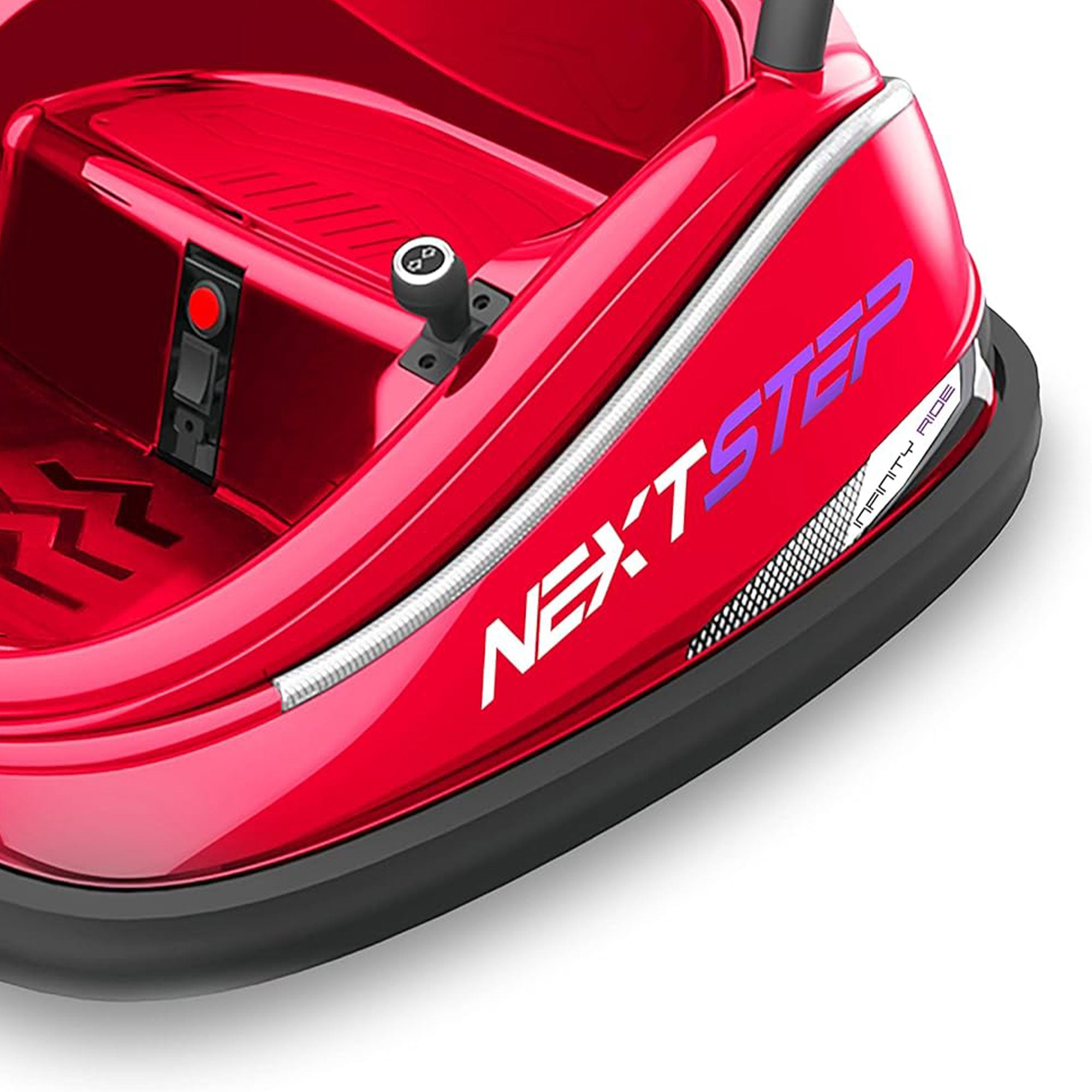 Serenelife 360 Degree Bumper Car w/Adjustable Belt & Controls, Red (Open Box) - VMInnovations