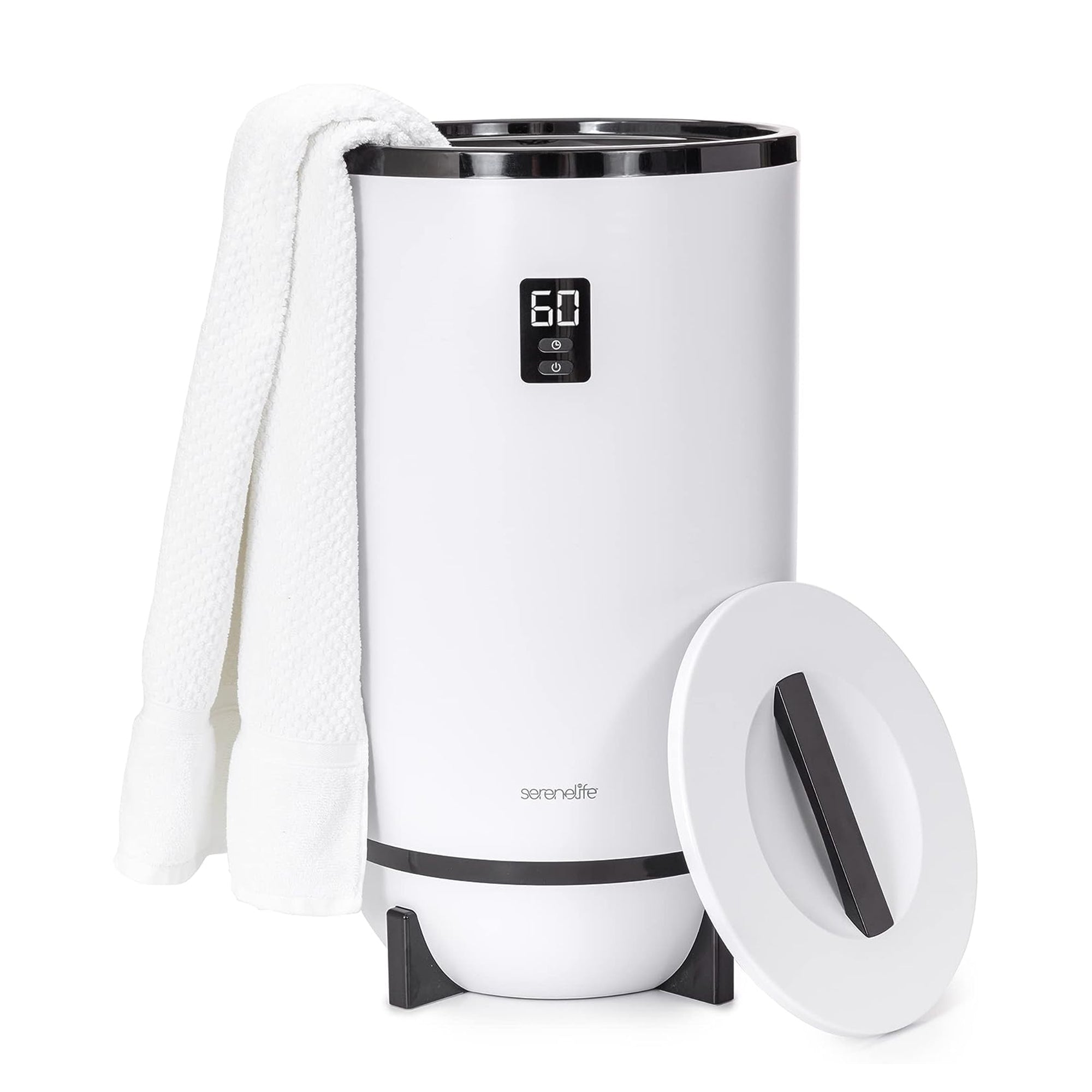 Serenelife Touch Towel Warmer w/Fragrant Disc Holder & LED Ring (For Parts) - VMInnovations